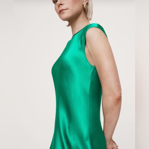 Banana Republic Bias-Cut Satin Midi Dress - Picture 4 of 13